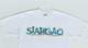 Siargao Tropical Waves & Palms White Short Sleeve Crew T-Shirt