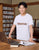Sohoton Island Craft White Cotton Short Sleeve Crew T-Shirt Souvenir