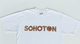 Sohoton Island Weave White Cotton Short Sleeve Crew T-Shirt